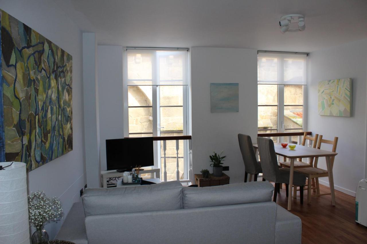 Apartamento En Un Entorno Unico En La Ciudad Vieja De La Coruna Bagian luar foto